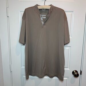 Men's Taupe Polo Shirt